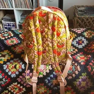 NWT Small Banbury Backpack Tomato Vines Vera Bradley | Bags | Vera Bradley Small Banbury In Tomato  main image 3